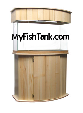 bowfront aquarium stand